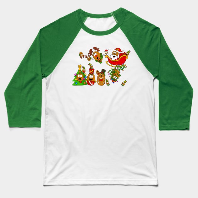 A very McNugget Christmas Baseball T-Shirt by Crockpot